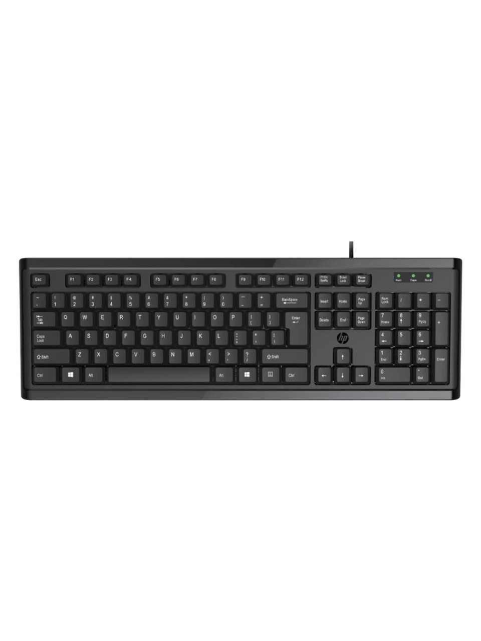 HP K10 Kablolu Q Klavye Siyah