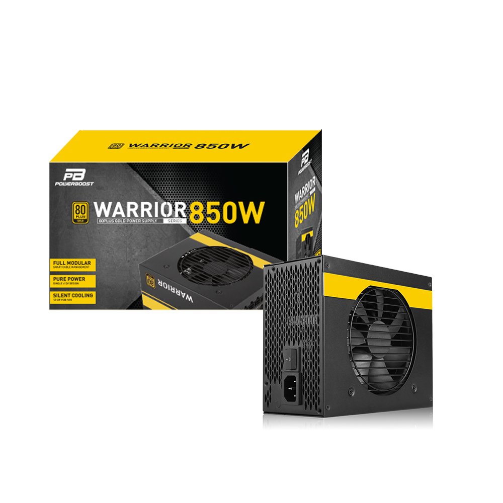 POWERBOOST WARRIOR 850W 80+ GOLD 12CM FAN GÜÇ KAYNAĞI  