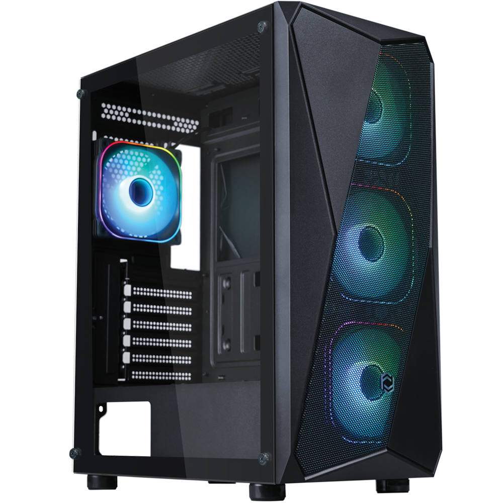 FRISBY FX-100 600W 80+ BRONZE USB3.0 4x12CM ARGB FAN SIYAH ATX KASA