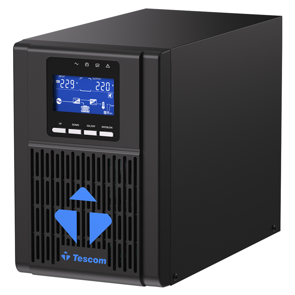 TESCOM NEOLINE 1 KVA (2X9AH) 1/1 ONLINE UPS LCD EKRAN (900040100)