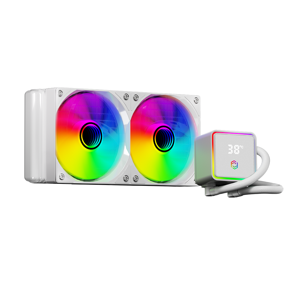 FRISBY FCL-240W ARGB 240mm Sıvı Soğutucu -Beyaz