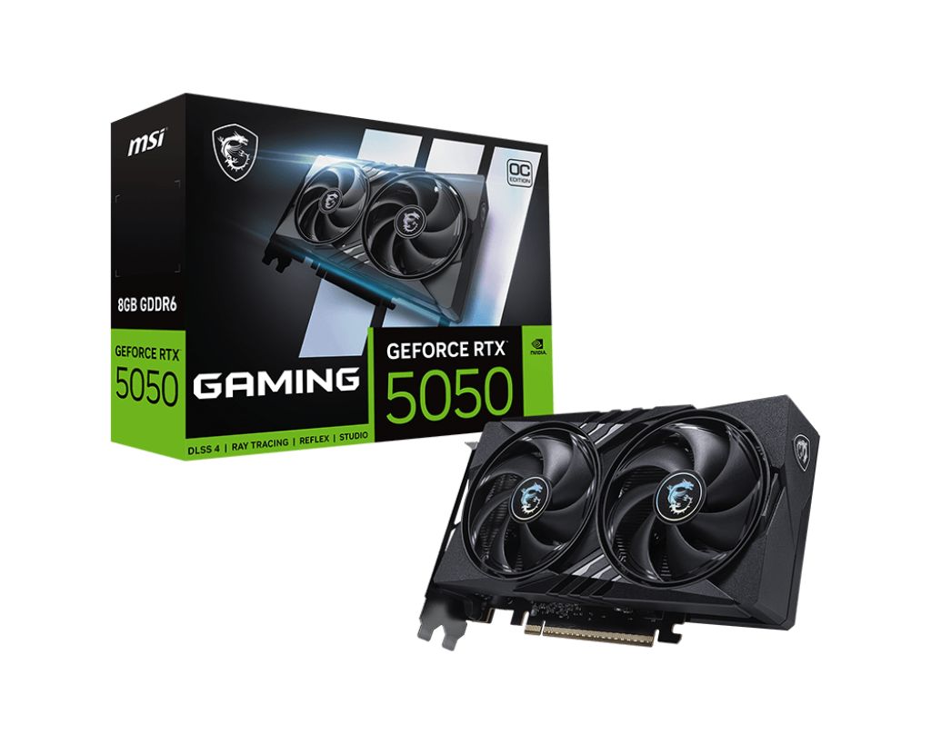 MSI RTX5050 8GB GDDR6 128BIT 3xDP/HDMI (GEFORCE RTX 5050 8G GAMING OC)