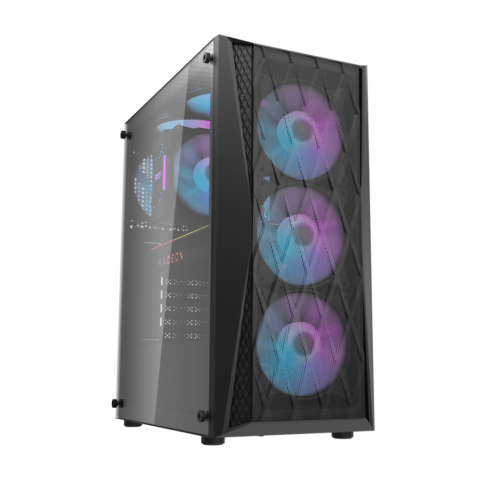 AIGO DK352 650W 80+ USB3.0 4x12CM FAN TEMPERLI CAM SIYAH ATX KASA