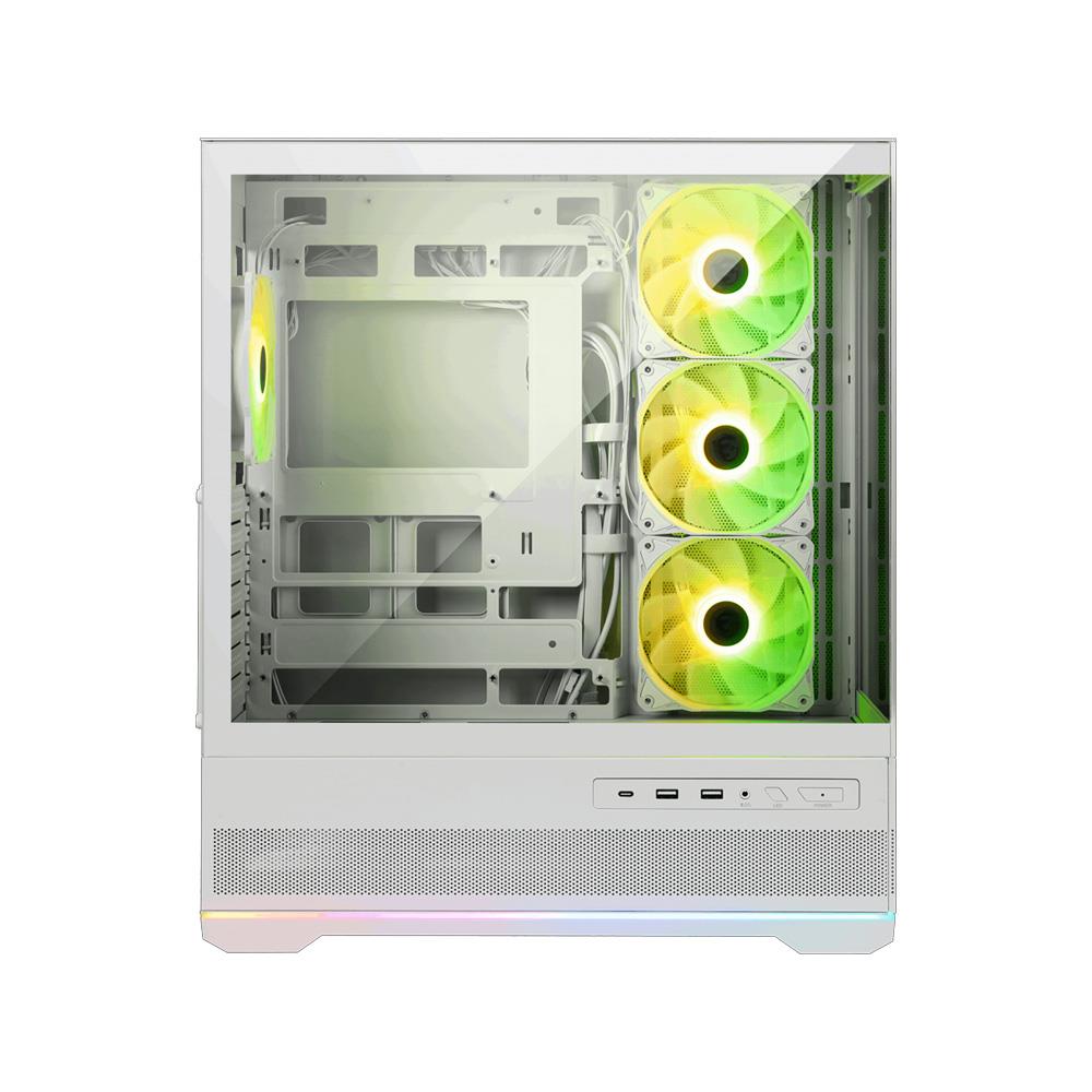MSI MAG PANO 110R PZ USB3.2 4x12CM ARGB FAN TEMPERLI CAM GAMING ATX KASA BEYAZ