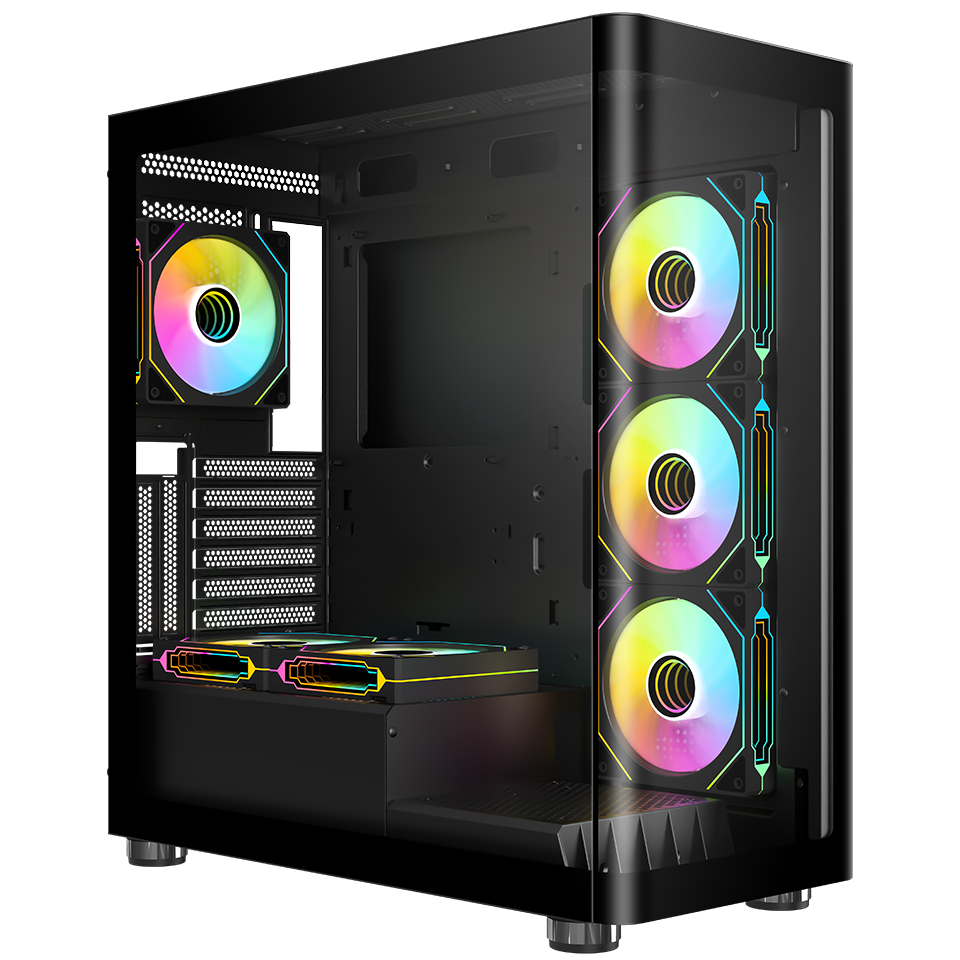 FRISBY FC-9570G 750W 80+BRONZE USB3.0 6x12CM ARGB FAN SIYAH ATX KASA