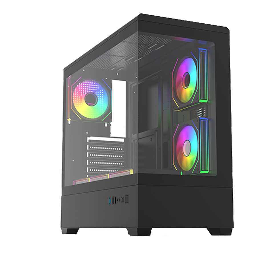 FRISBY TUNDRA FC-9585G 750W 80+BRONZE USB3.0 6x12CM ARGB FAN SIYAH ATX KASA