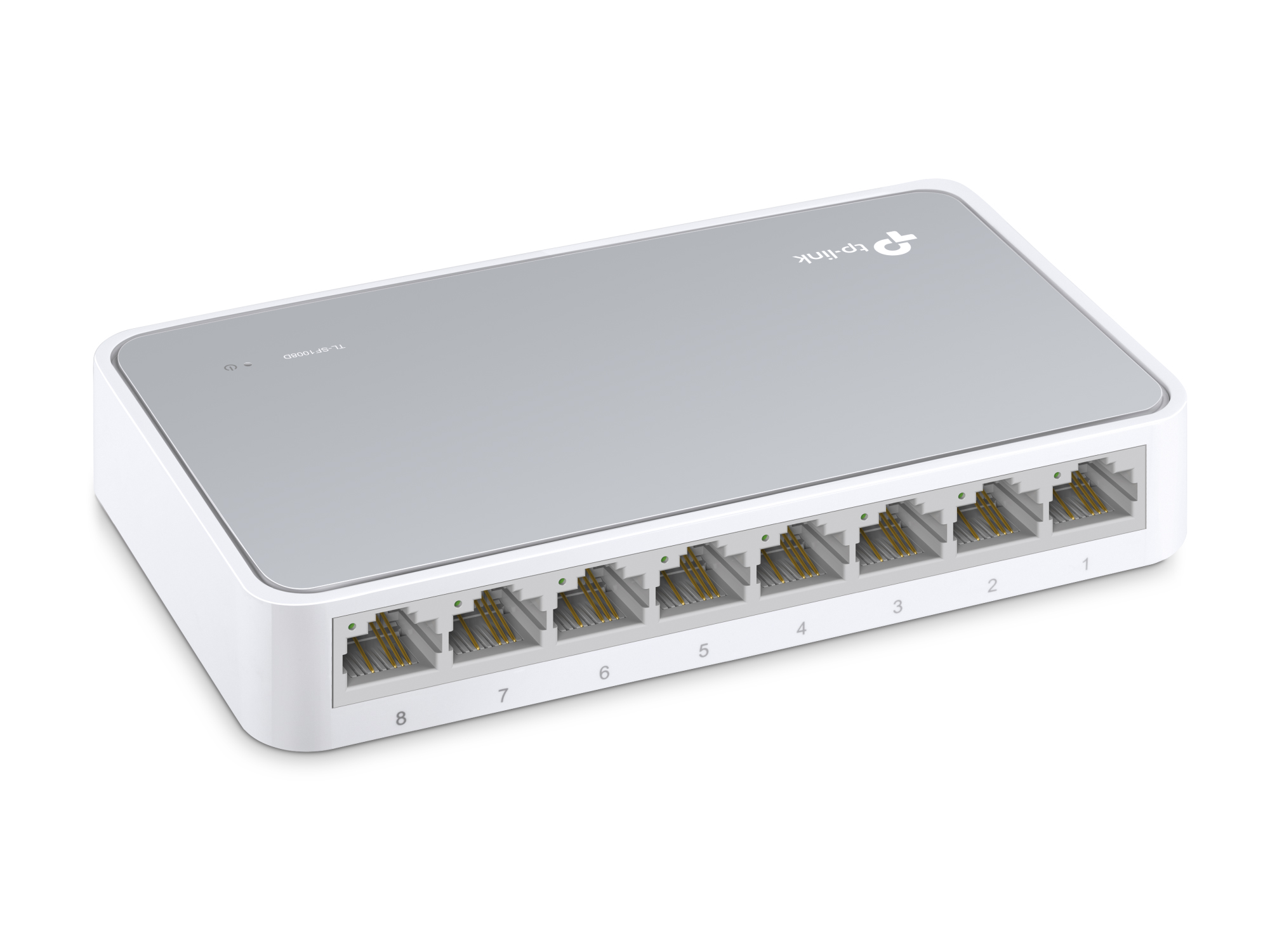 TP-Link TL-SF1008D 8 Port 10-100 Mbps Switch Plastik Kasa Beyaz