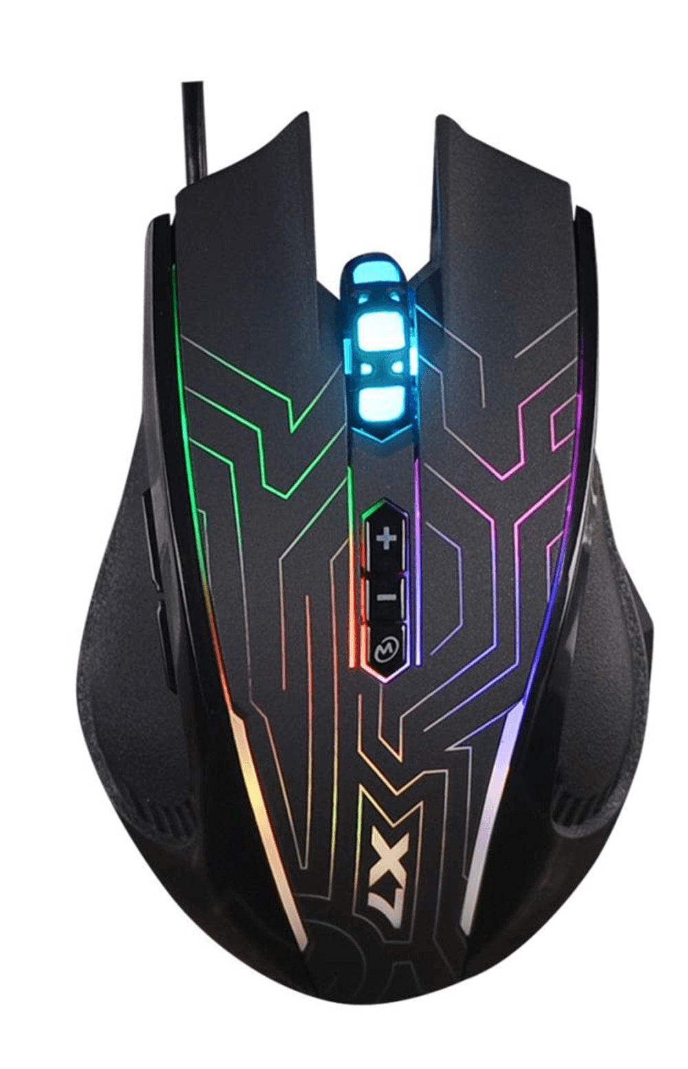 A4 Tech X89 Oscar X7 Neon Maze Gaming 2400dpı RGB Kablolu Mouse 
