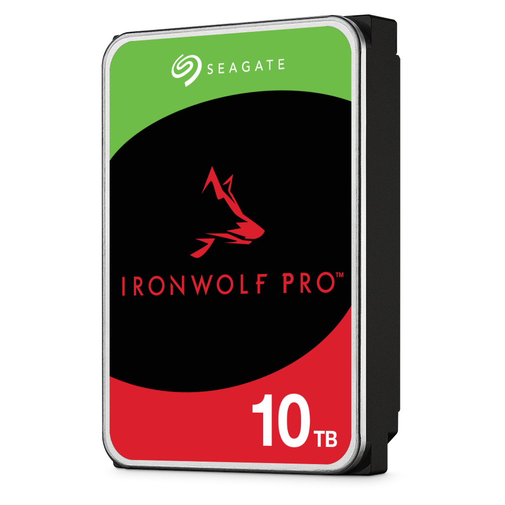 SEAGATE IRONWOLF PRO 10 TB 7200RPM 256MB SATA3 550TB/Y RV NAS (ST10000NT001)