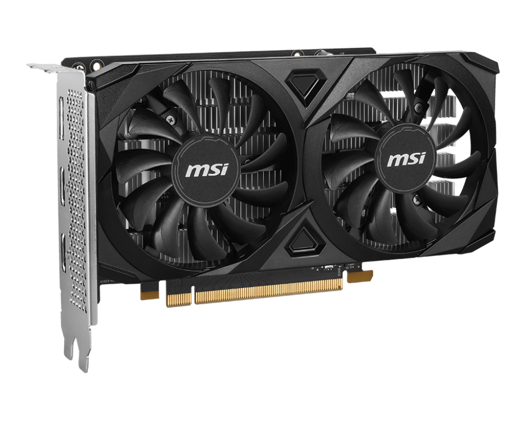 MSI RTX3050 6GB GDDR6 96BIT DP/2xHDMI (GEFORCE RTX 3050 VENTUS 2X E 6G OC)