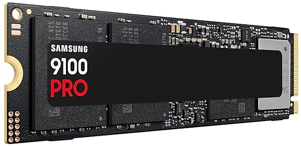 SAMSUNG 9100 PRO 1 TB NVME GEN5 SSD 14700-13300 (MZ-VAP1T0BW)