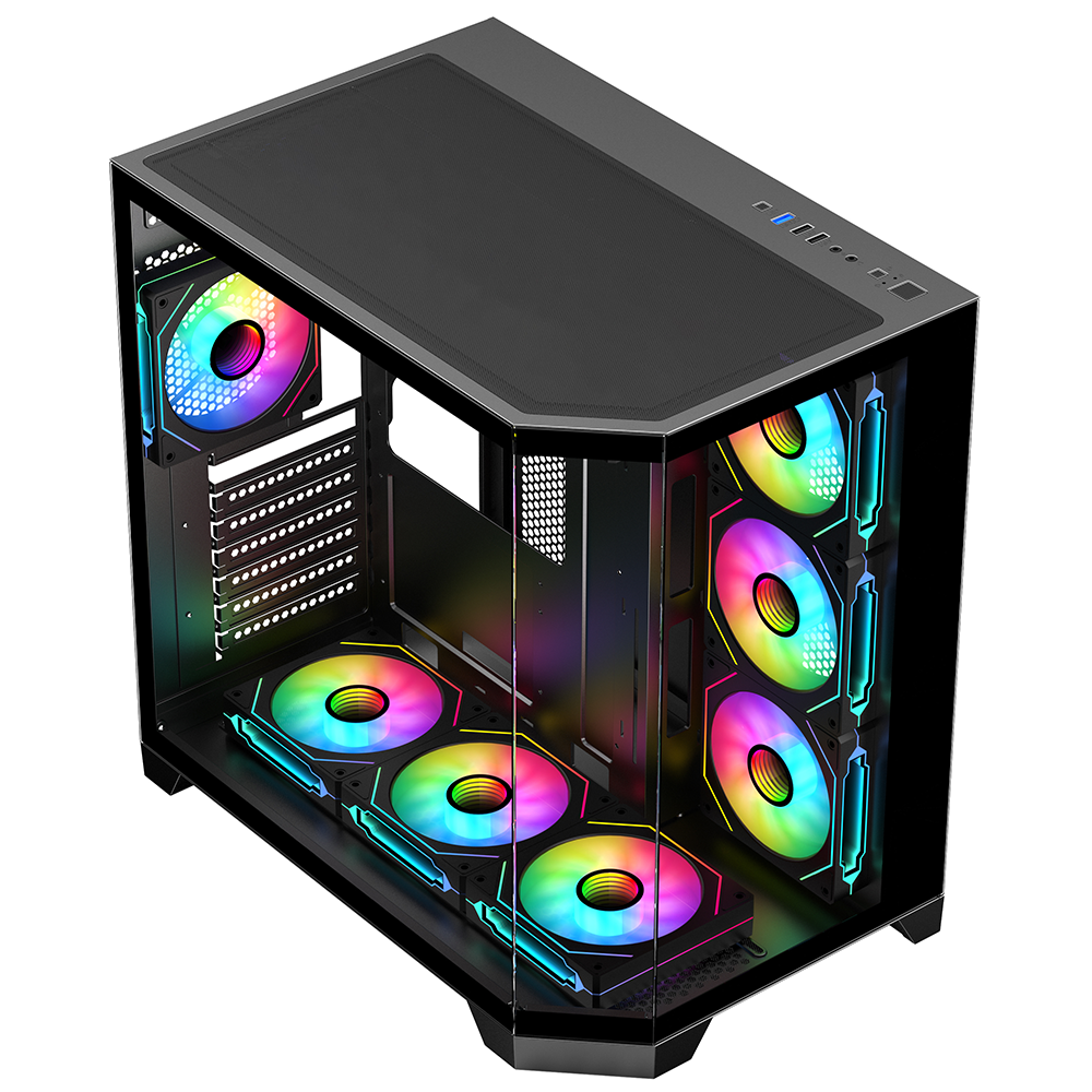 FRISBY FC-9550G 850W 80+ BRONZE USB3.0 7x12CM ARGB FAN SIYAH ATX KASA