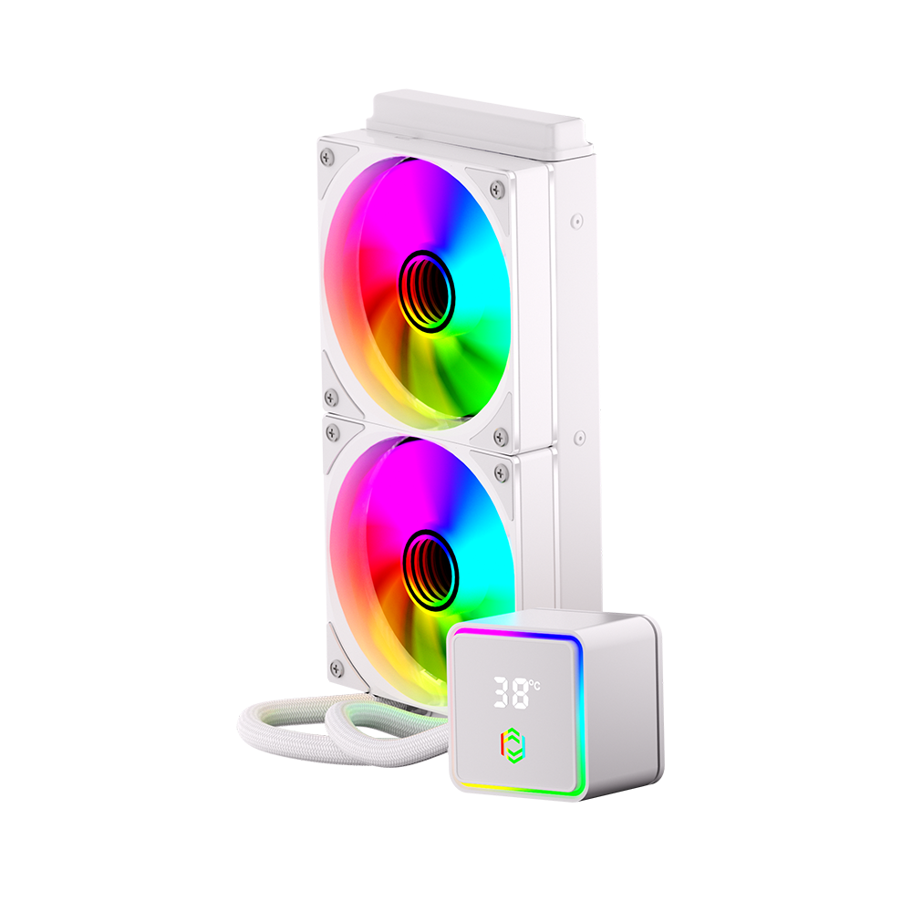 FRISBY FCL-240W ARGB 240mm Sıvı Soğutucu -Beyaz