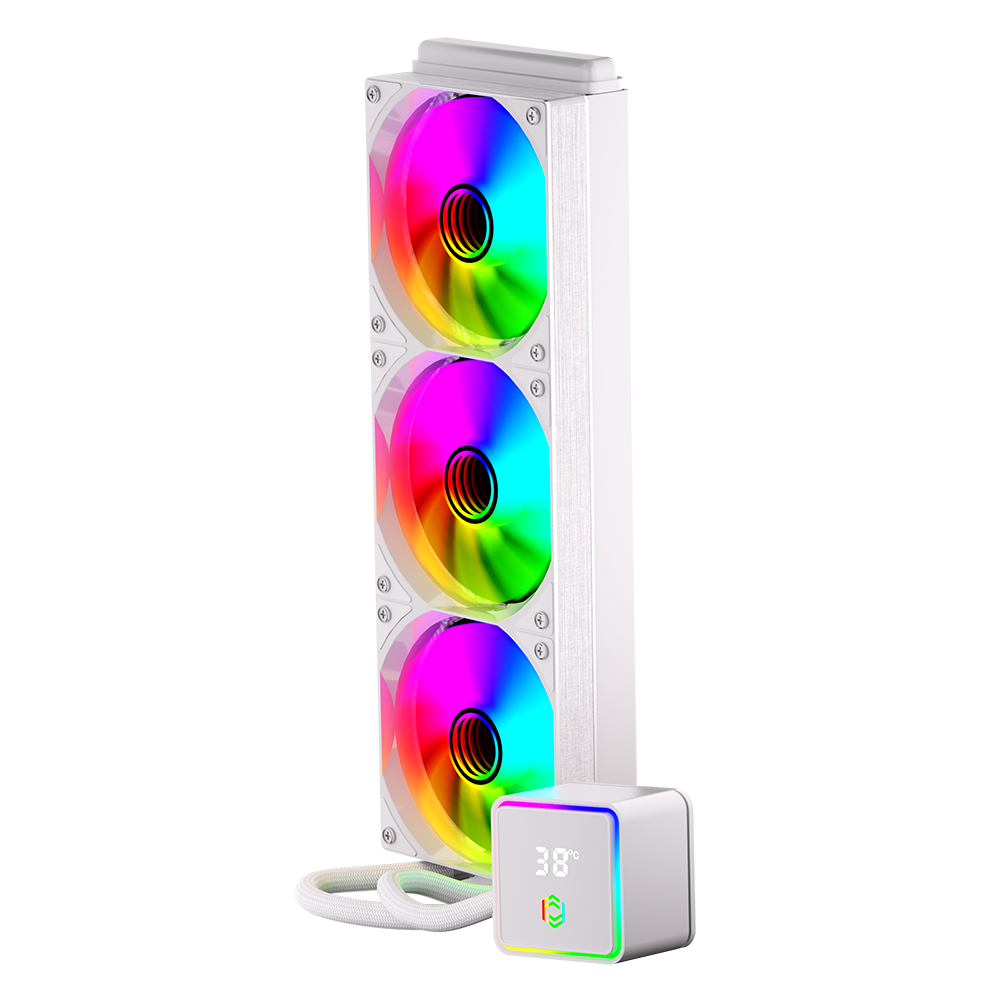 FRISBY FCL-360W ARGB 360mm Sıvı Soğutucu -Beyaz