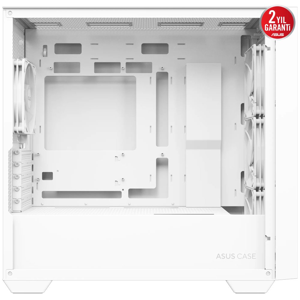 ASUS A21 PLUS USB3.2 4x12CM ARGB FAN mATX BEYAZ KASA