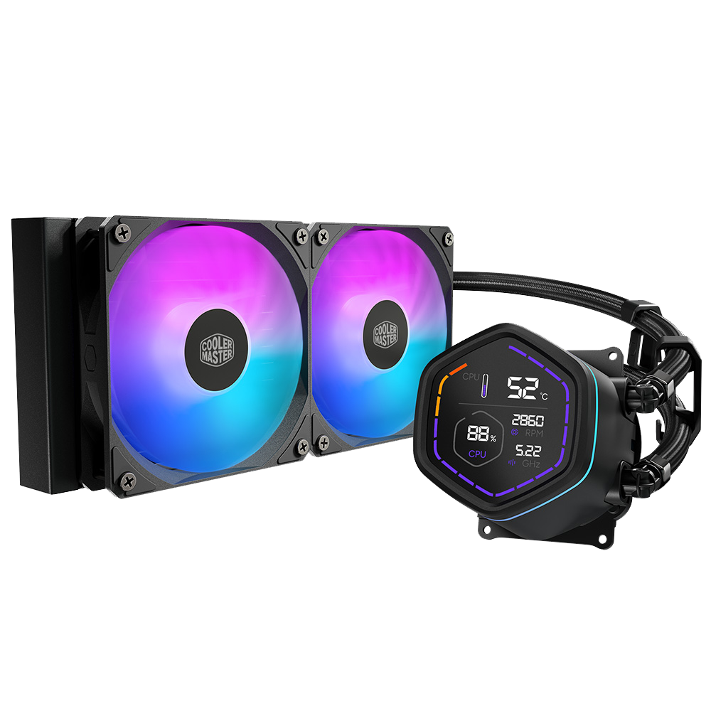 COOLER MASTER MASTERLIQUID CORE NEX DIGITAL ML240 ARGB 240mm Sıvı Soğutucu