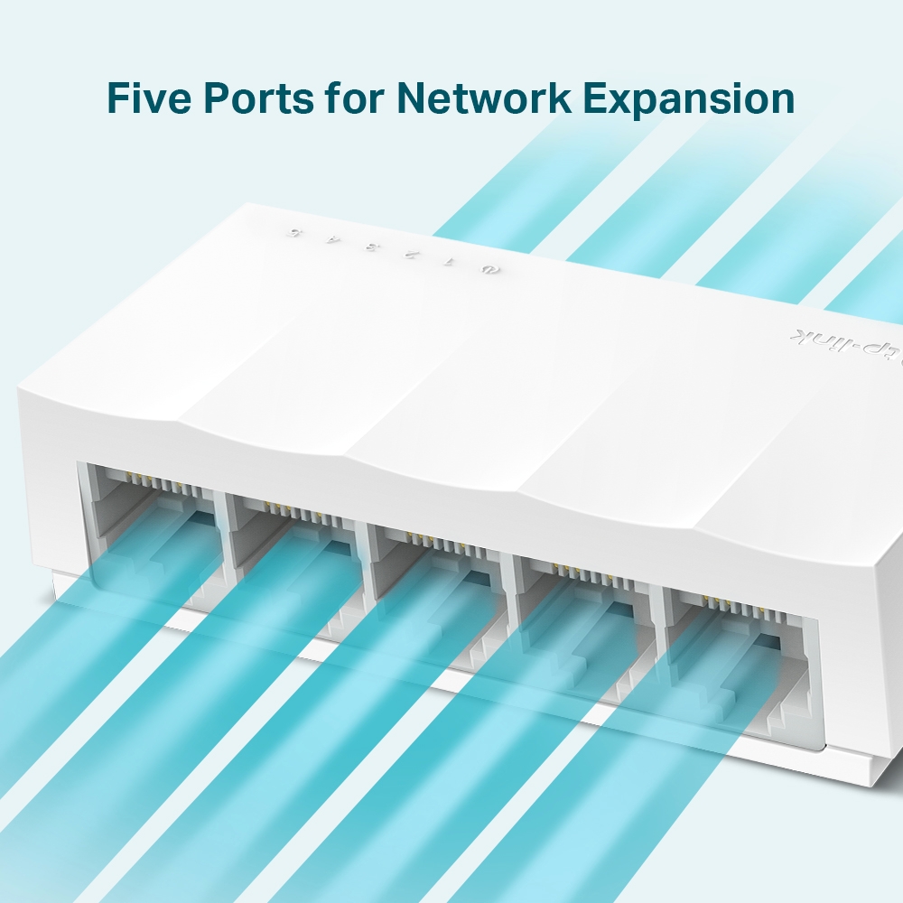 TP-Link LS1005 5 Port 10/100 Mbps Switch -Beyaz