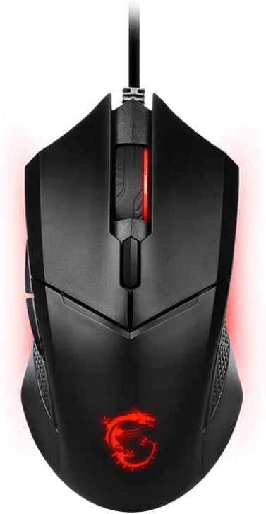 MSI Clutch GM08 Optik Kablolu 3200 Dpı Gaming Mouse - Renkli